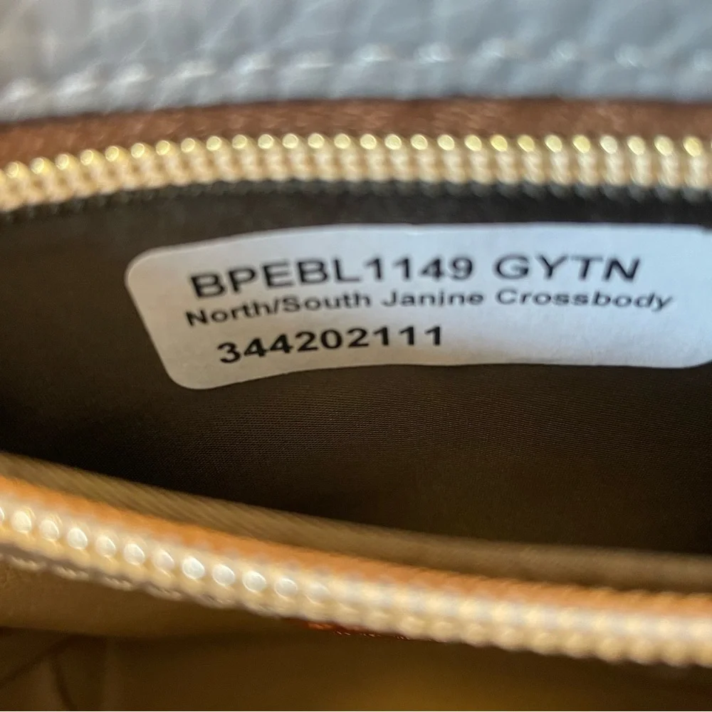 Dooney & Bourke Gray Janine Crossbody - Picture 7 of 10